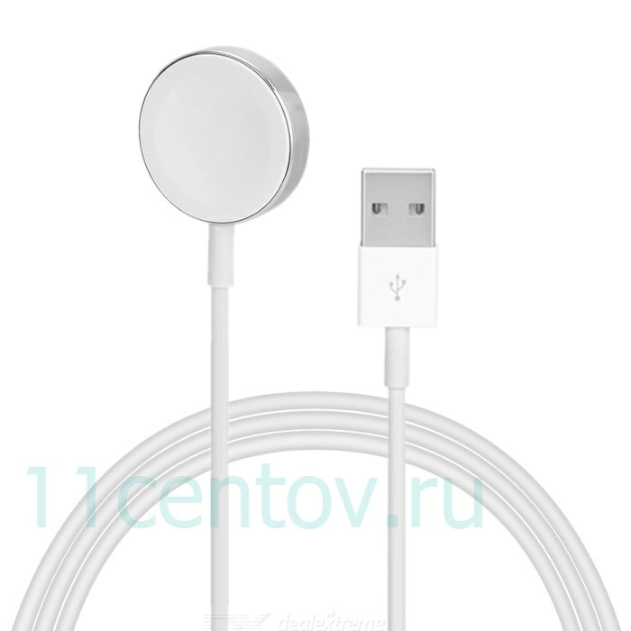 Картинка Кабель Apple Watch Magnetic Charging Cable 1.0 m (MKLG2) от интернет-магазина электроники «11 Центов»