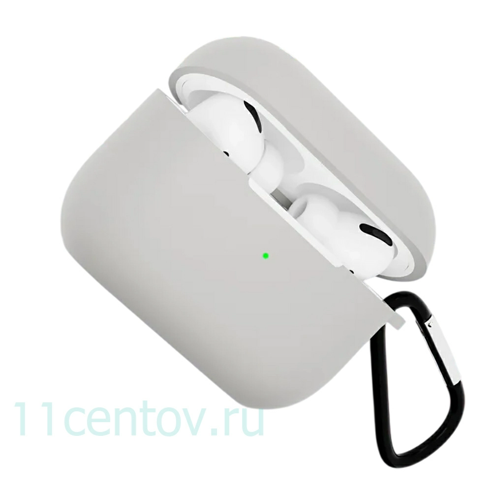 Картинка Чехол для Apple Airpods Pro 3 Серый от интернет-магазина электроники «11 Центов»