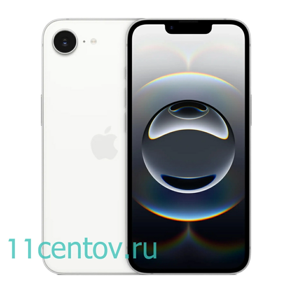 Картинка Apple iPhone 16e 128GB White nano-SIM+eSIM от интернет-магазина электроники «11 Центов»
