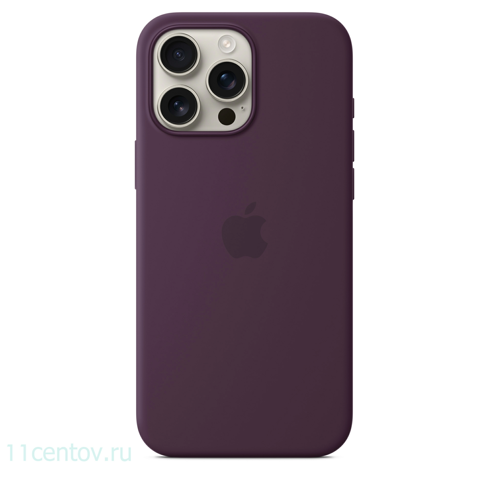 Картинка Силиконовый чехол для iPhone 16 Pro Max Бордовый от интернет-магазина электроники «11 Центов»