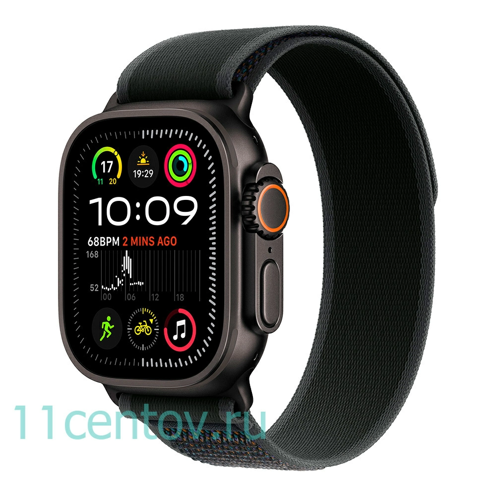 Картинка Apple Watch Ultra 2 with Black Trial Loop M/L от интернет-магазина электроники «11 Центов»