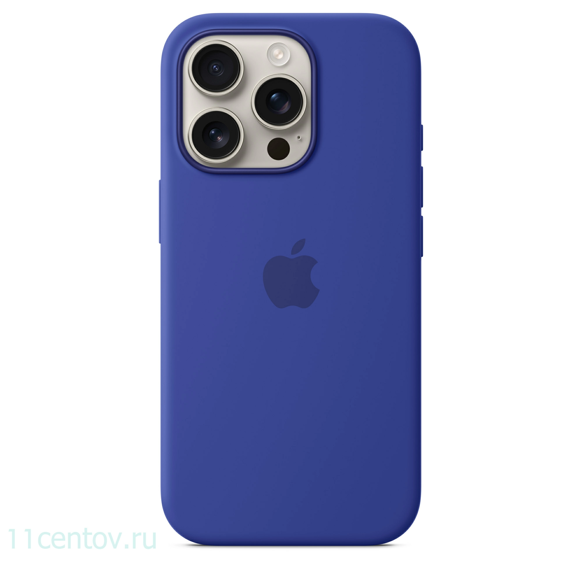 Картинка Силиконовый чехол для iPhone 16 Pro Ультрамарин от интернет-магазина электроники «11 Центов»