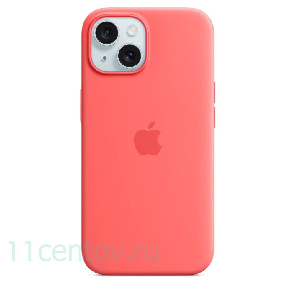 Картинка Силиконовый чехол для iPhone 15 Plus Гуава от интернет-магазина электроники «11 Центов»