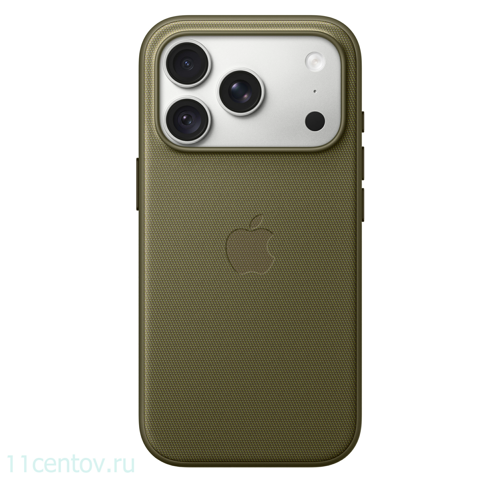 Картинка Чехол TechWoven для iPhone 18 Pro Оливковый от интернет-магазина электроники «11 Центов»