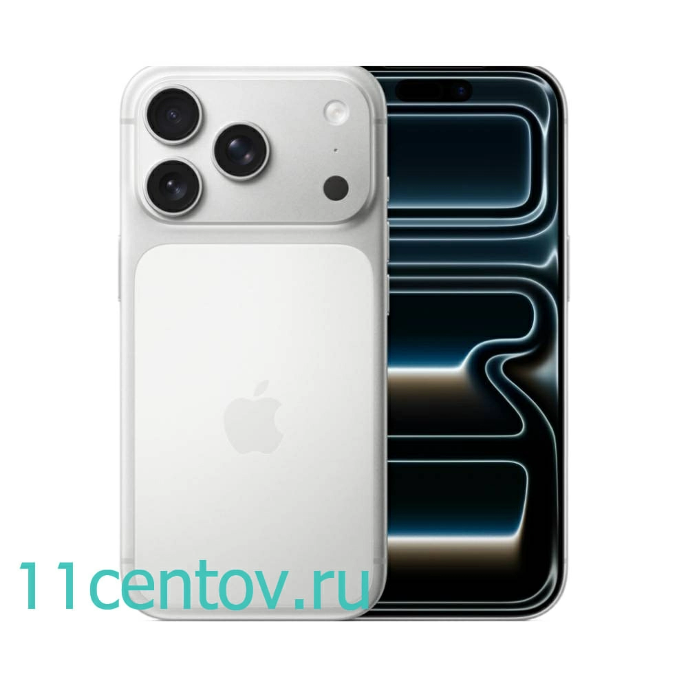 Картинка Apple iPhone 17 Pro Max 512Gb Silver SIM+eSIM от интернет-магазина электроники «11 Центов»