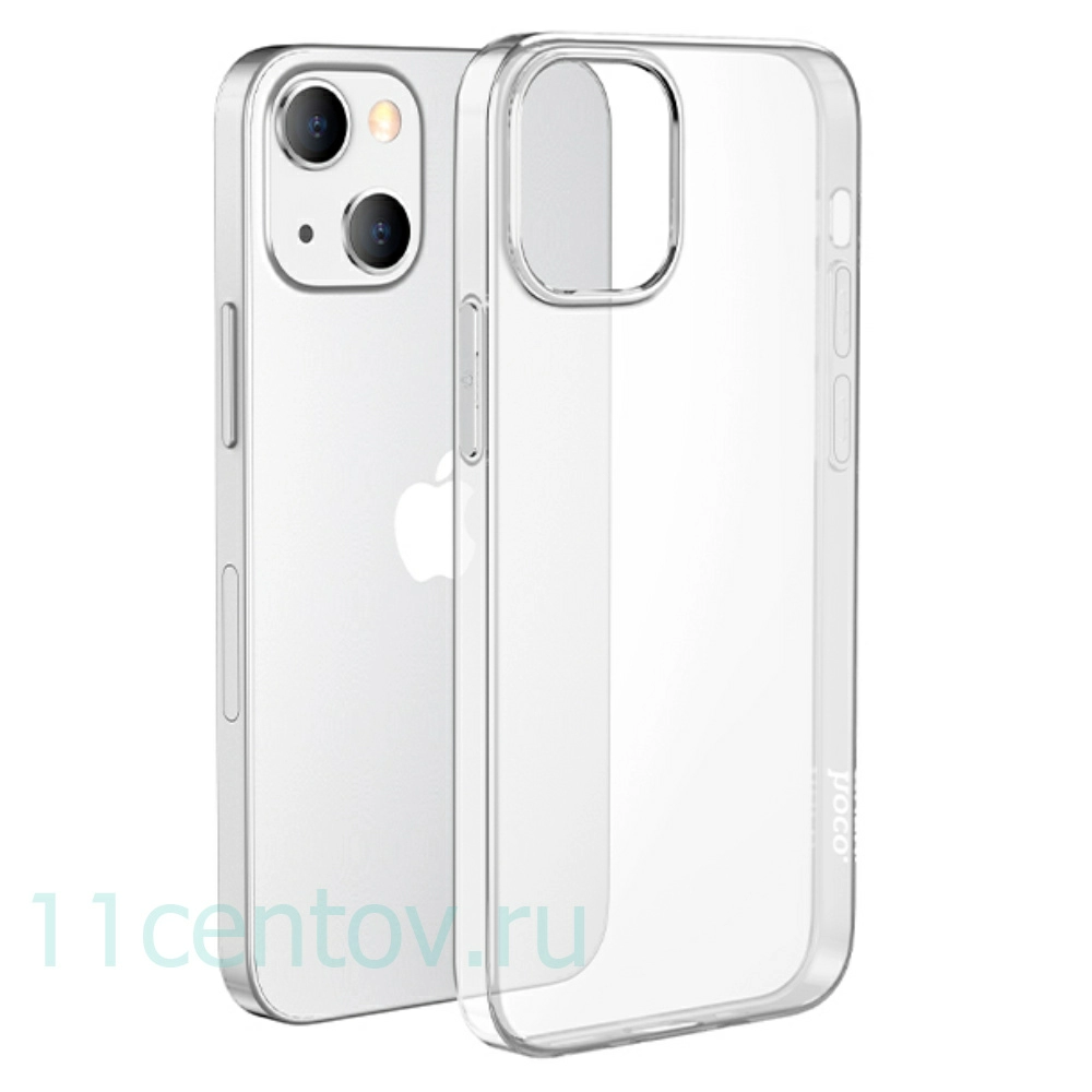 Картинка Силиконовый чехол для iPhone 15 (прозрачный) от интернет-магазина электроники «11 Центов»