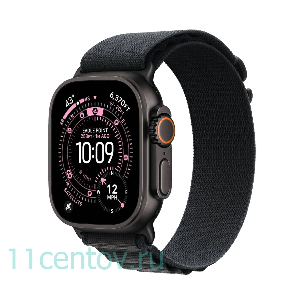 Картинка Apple Watch Ultra 3 Black Titanium Case with Alpine Loop Black M от интернет-магазина электроники «11 Центов»