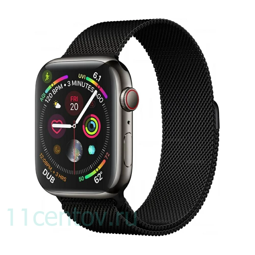 Картинка Ремешок Milanese Loop для Apple Watch 42/44 mm Midnight от интернет-магазина электроники «11 Центов»