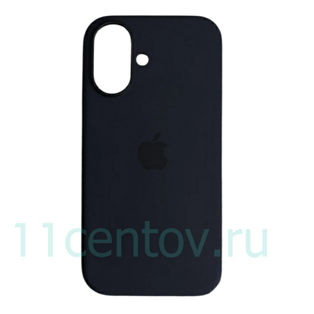 Картинка Силиконовый чехол Silicone Case для iPhone 17 Темная ночь от интернет-магазина электроники «11 Центов»