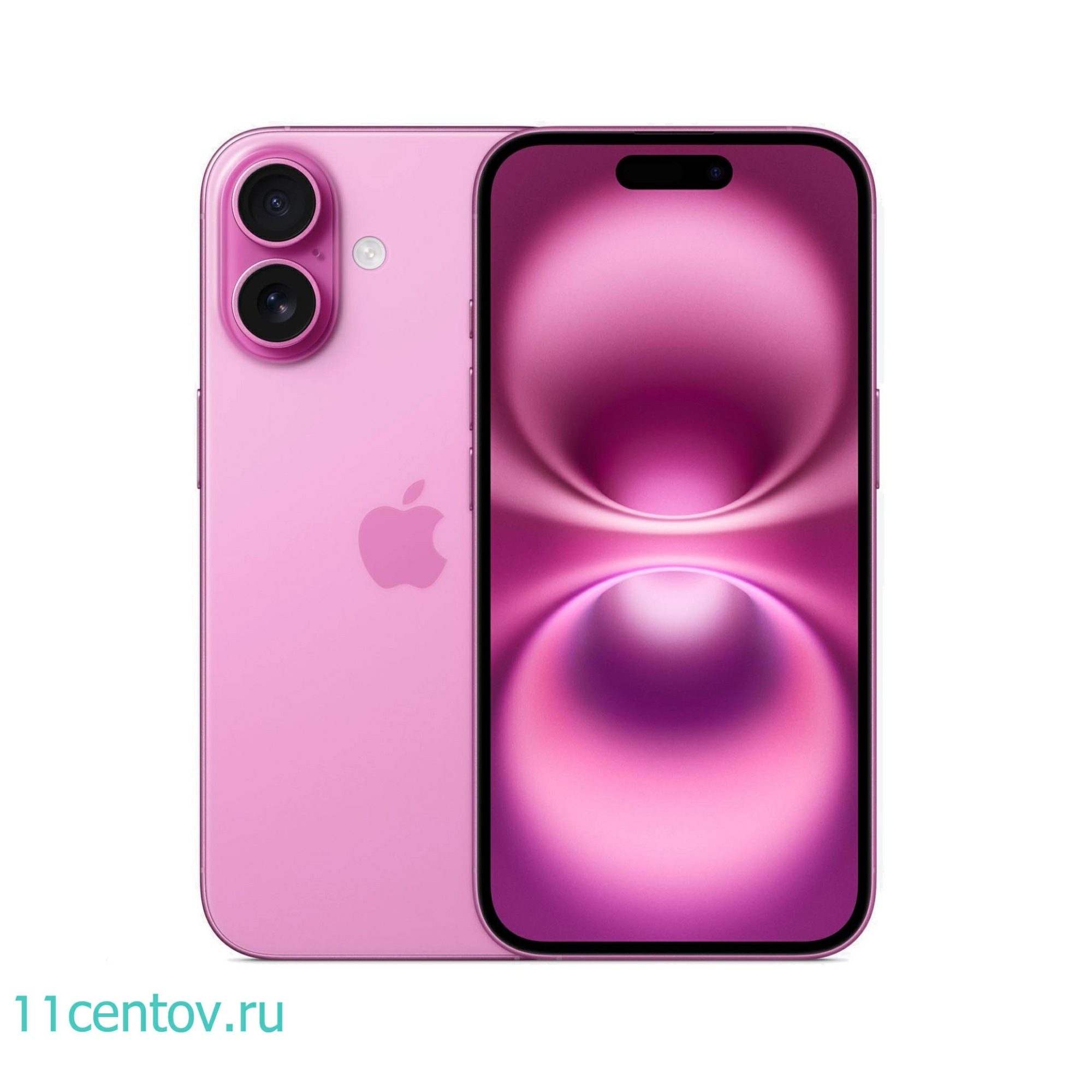 Картинка Apple iPhone 16 128GB Pink SIM+eSIM от интернет-магазина электроники «11 Центов»